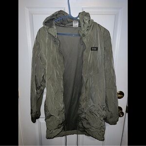 PINK Victoria's Secret Olive Windbreaker